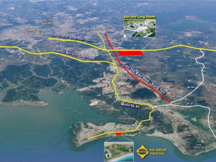 Vị trí toạ lạc vàng của dự án Sun Group Vũng Tàu